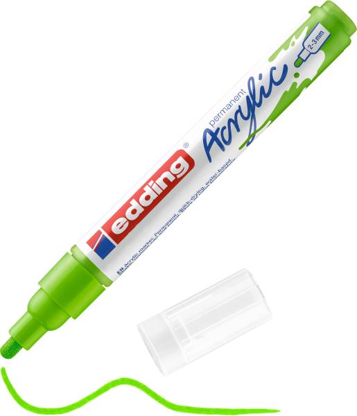 Edding acrylmarker 5100 2-3mm 5100-927 gelbgrün sdm - Edding-5100-927-4057305026897-03.jpg