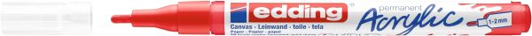 Edding acrylmarker 5300 1-2mm 5300-923 verkehrsrot sdm - Edding-5300-923-4057305028099