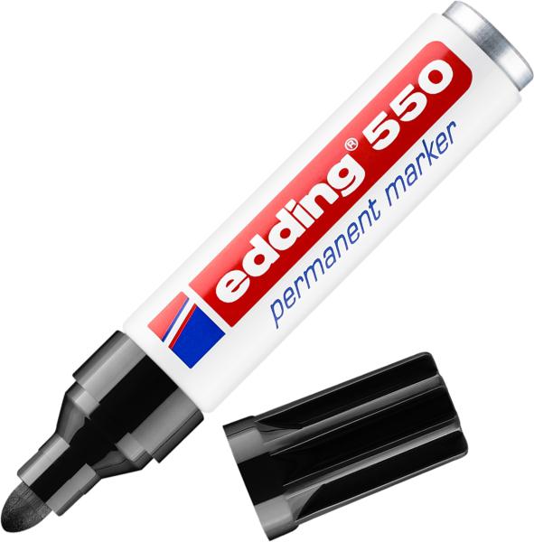 Edding permanent marker 550 3-4mm 550-1 schwarz - Edding-550-1-4004764023738-03.jpg