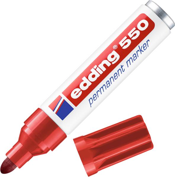 Edding permanent marker 550 3-4mm 550-2 rot - Edding-550-2-4004764023776-03.jpg