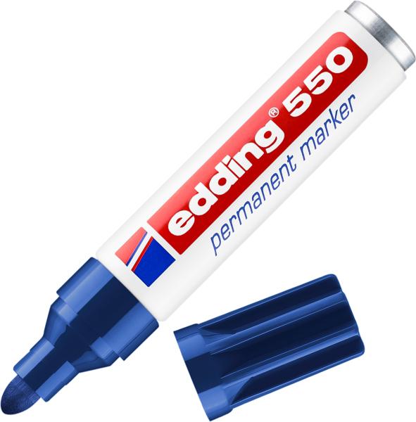 Edding permanent marker 550 3-4mm 550-3 blau - Edding-550-3-4004764023813-03.jpg