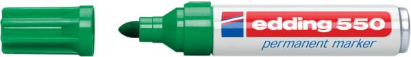 Edding permanent marker 550 3-4mm 550-4 grün - Edding-550-4-4004764023851