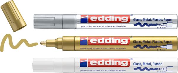 Edding paintmarker 750 2-4mm 750-e3-met gold/silver/white 3 stück - Edding-750-e3-met-4057305021007-04.jpg