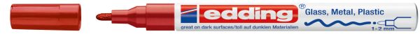Edding paintmarker 751 crea 1-2mm 751-2 crea rot - Edding-751-2-crea-4004764953394