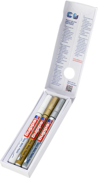 Edding paintmarker 780 0,8mm 780-e3-met gold/silver/white 3 stück - Edding-780-e3-met-4057305020918-04.jpg