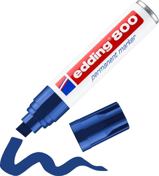 Edding permanent marker 800 4-12mm 800-3 blau - Edding-800-3-4004764053919-04.jpg