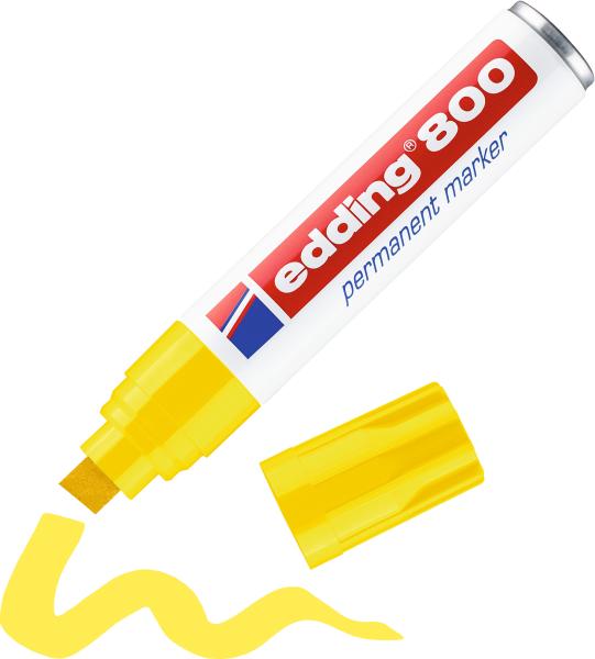 Edding permanent marker 800 4-12mm 800-5 gelb - Edding-800-5-4004764053995-04.jpg