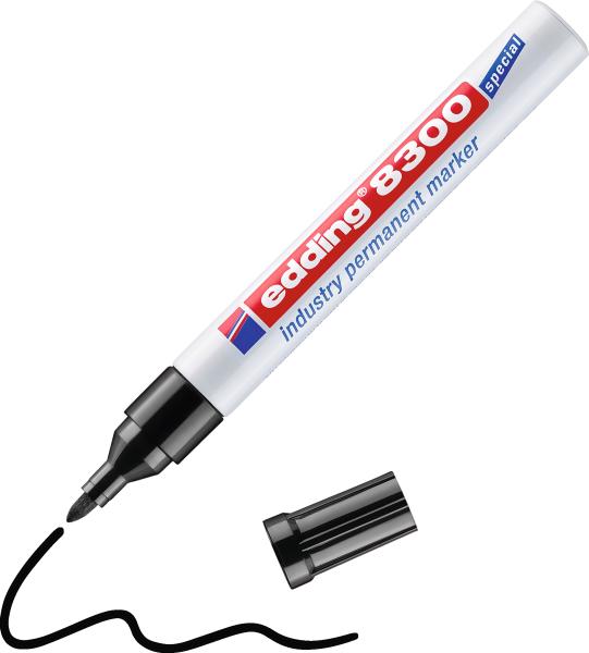 Edding permanent marker 8300 1,5-3mm 8300-1 schwarz - Edding-8300-1-4004764409136-03.jpg
