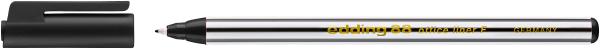 Edding fineliner 88 officeliner 0,6mm 88-1 schwarz - Edding-88-1-4004764040636-02.jpg