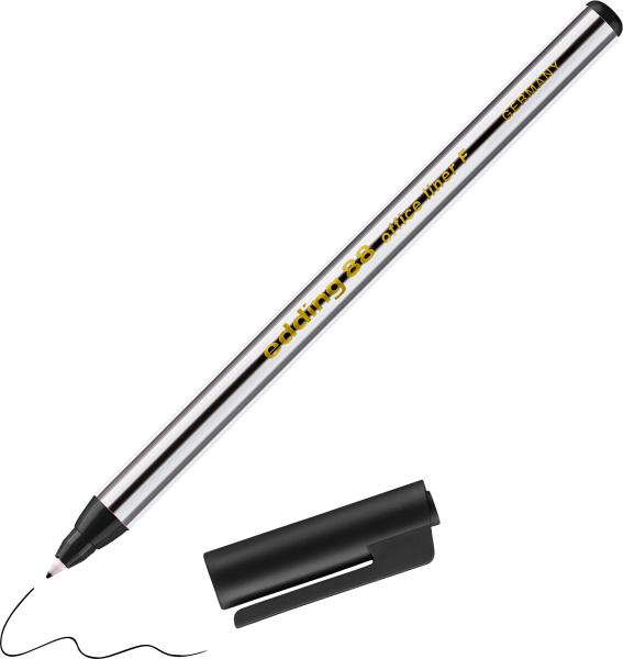 Edding fineliner 88 officeliner 0,6mm 88-1 schwarz - Edding-88-1-4004764040636-03.jpg