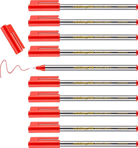 Edding fineliner 88 officeliner 0,6mm 88-2 rot - Edding-88-2-4004764040643-04.jpg