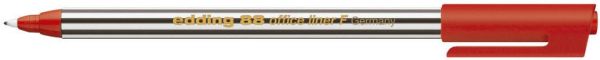 Edding fineliner 88 officeliner 0,6mm 88-2 rot - Edding-88-2-4004764040643