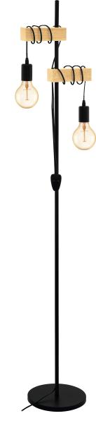 Eglo stehleuchte townshend 32919 schwarz - Eglo-32919-9002759329198