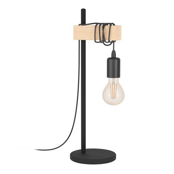 Eglo tischleuchte townshend 43515 schwarz - Eglo-43515-9002759435158