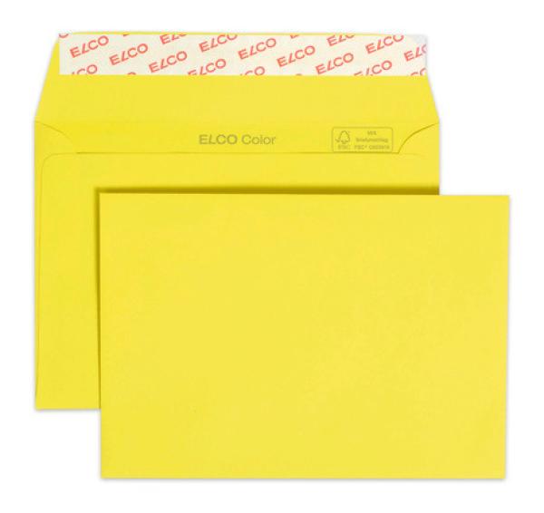 Elco couvert color o/fenster c6 18832.72 100g, gelb 250 stück - Elco-1883272-7610425850017