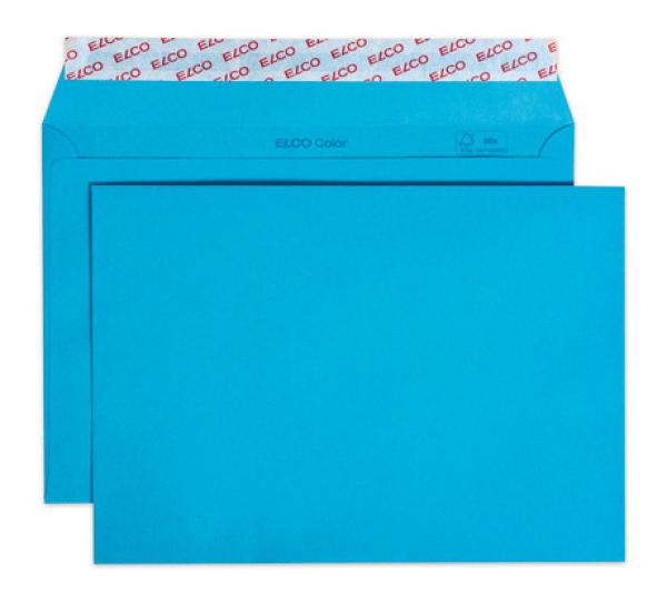 Elco couvert color o/fenster c5 24084.32 100g, blau 250 stück - Elco-2408432-7610425859218