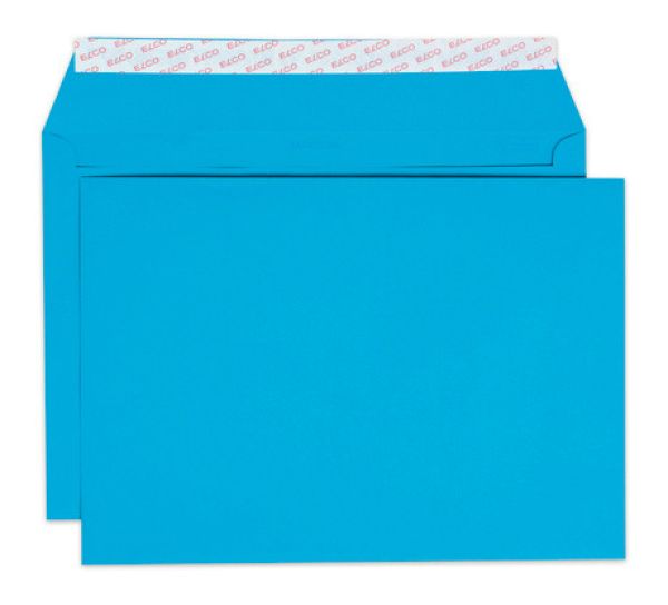 Elco couvert color o/fenster c4 24095.32 120g, blau 200 stück - Elco-2409532-7610425867213
