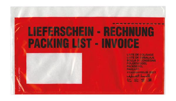 Elco lieferschein quick vitro c6/5 29034.80 rot, fenster links 250 stk. - Elco-2903480-7610425884692