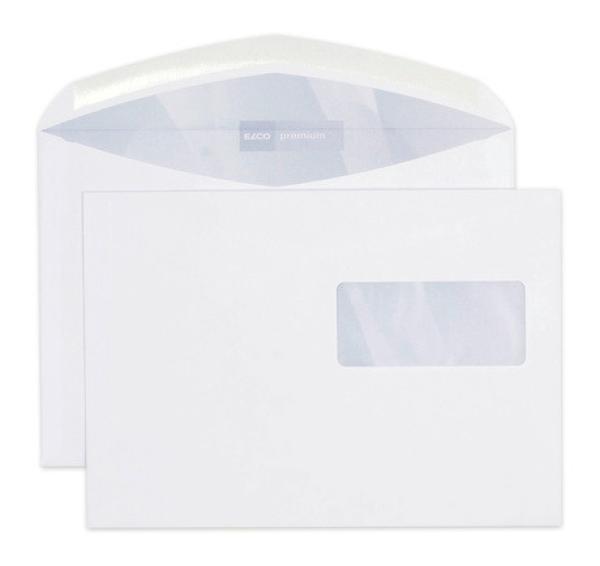 Elco couvert premium m/fenster c5 32268 100g, weiss 500 stück - Elco-32268-7611722010913