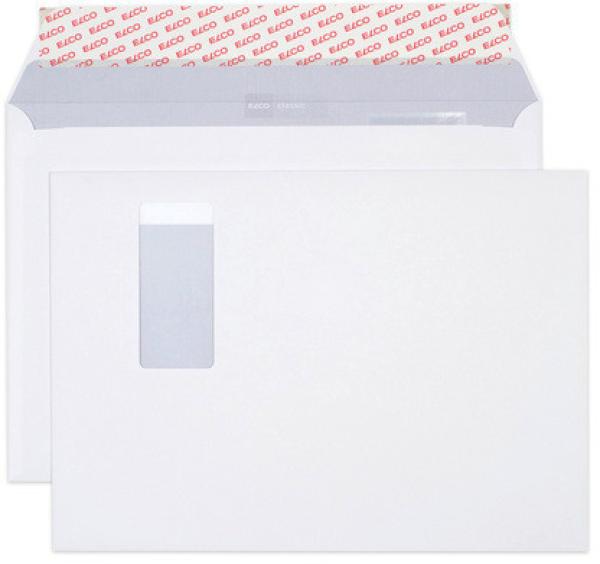 Elco couvert classic m/fenster c4 37892 120g, weiss 250 stück - Elco-37892-7611722011262