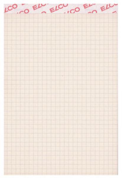Elco notizblock kariert 4mm a5 73312.27 grau recycling 65g 100 blatt - Elco-7331227-7610425488203
