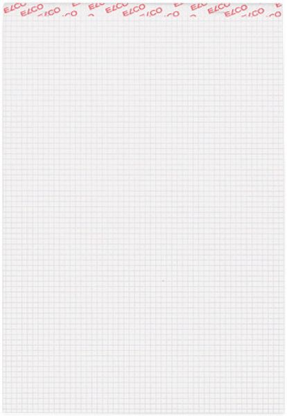 Elco notizblock kariert 4mm a4 73511.17 weiss, 80gm2 100 blatt - Elco-7351117-7610425115604