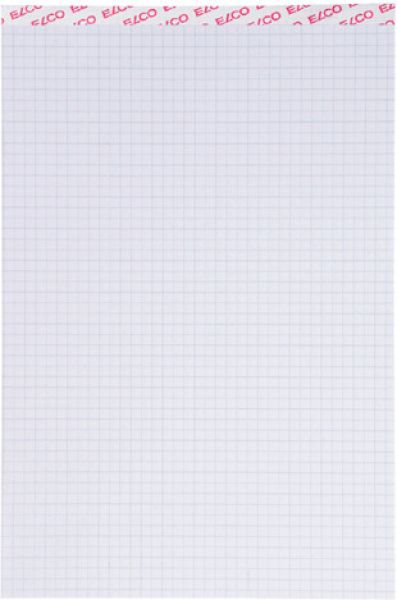 Elco block office kariert 4mm a5 73512.17 hochweiss, 80g 100 blatt - Elco-7351217-7611722020943