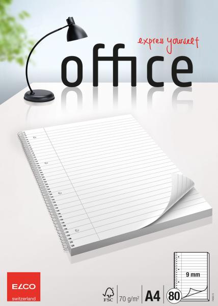 Elco college office liniert 9mm a4 74436.15 hochweiss, 70g 80 blatt - Elco-74436.15-7610425382105-02.jpg