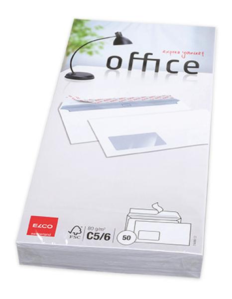 Elco couvert office m/fenster c5/6 74466.12 80g, weiss 50 stück - Elco-74466.12-7610425347906-03.jpg