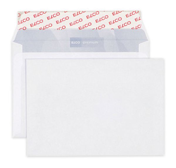 Elco couvert office ohne fenster c6 74531.12 80g,hochweiss,kleber 200 stk. - Elco-7453112-7610425346909