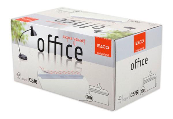 Elco couvert office o.fenster c5/6 74532.12 80g,hochweiss,kleber 200 stk. - Elco-74532.12-7610425347401-03.jpg