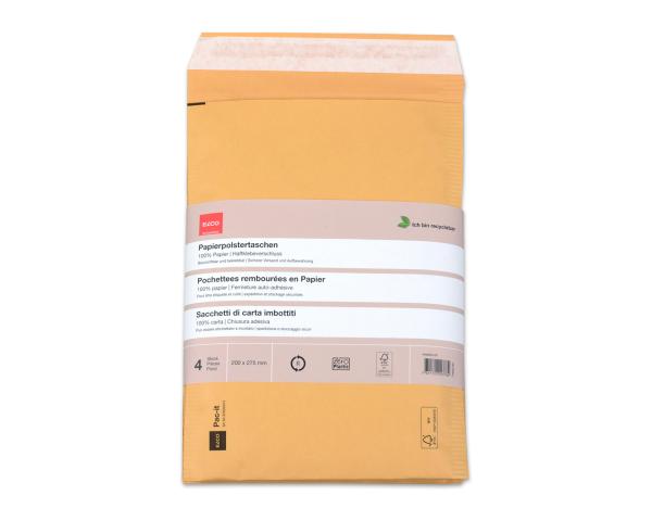 Elco papierpolstertasche 74652.92 200x275mm, braun 4 stück - Elco-7465292-7611722023784