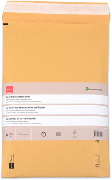 Elco papierpolstertasche 74653.92 250 x 350mm, braun 4 stk. - Elco-7465392-7611722023791