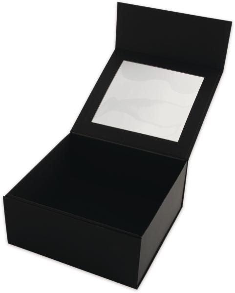 Elco geschenkbox m. grossem fenster 82115.11 schwarz, 22x22x10cm 5 stk. - Elco-82115.11-7611722021681-02.jpg