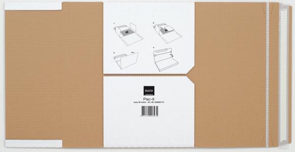 Elco versandtasche 30,9x22,2x9cm 845665114 149g, weiss, kleber 2 stück - Elco-845665114-7611722003328