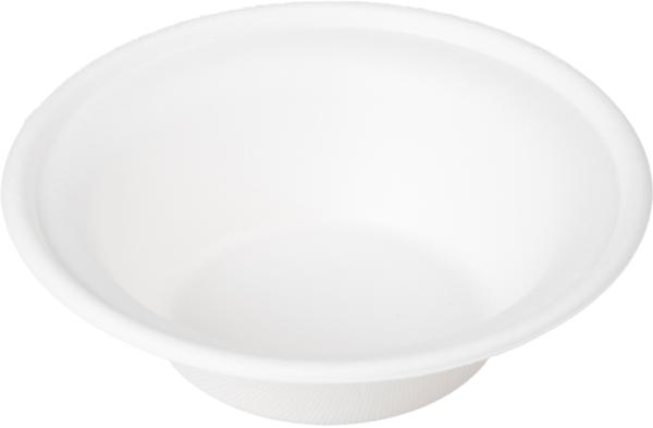 Elco schale aus bagasse 4dl pul1022n weiss, 25stk. - Elco-pul1022n-5410508211160