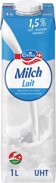 Emmi milchdrink 1,5%, uht 1325272 1 l, 12 stk. - Emmi-1325272-7610900286690
