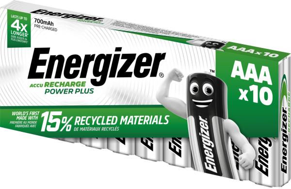 Energizer akku power plus e300850100 aaa/hr03, 700mah 10 stück - Energizer-e300850100-7638900416985