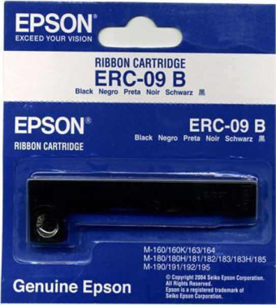 Epson farbband nylon schwarz s015354 erc 09, hx 20 4 mm x 0,205 m - Epson-s015354-0010343852877