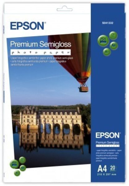 Epson premium semigl. photo paper a4 s041332 inkjet 251g 20 blatt - Epson-s041332-0010343829978