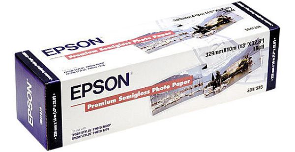 Epson premium semigloss photo paper s041338 inkjet 251g 329mmx10m - Epson-s041338-0010343830035