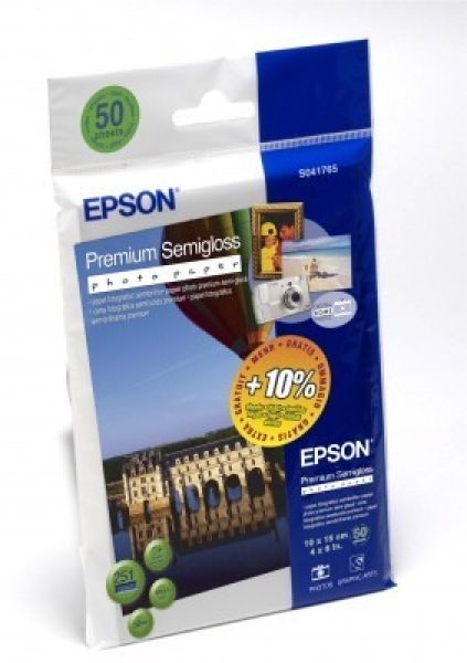 Epson premium semigl. photo 10x15cm s041765 inkjet 251g 50 blatt - Epson-s041765-0010343605169