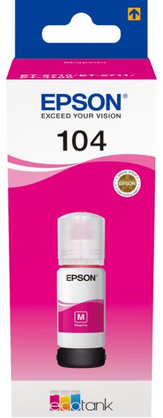 Epson tintenbehälter 104 magenta t00p340 ecotank et-2710 7500 seiten - Epson-t00p340-8715946655826