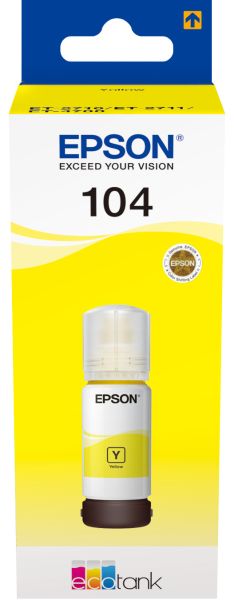 Epson tintenbehälter 104 yellow t00p440 ecotank et-2710 7500 seiten - Epson-t00p440-8715946655833