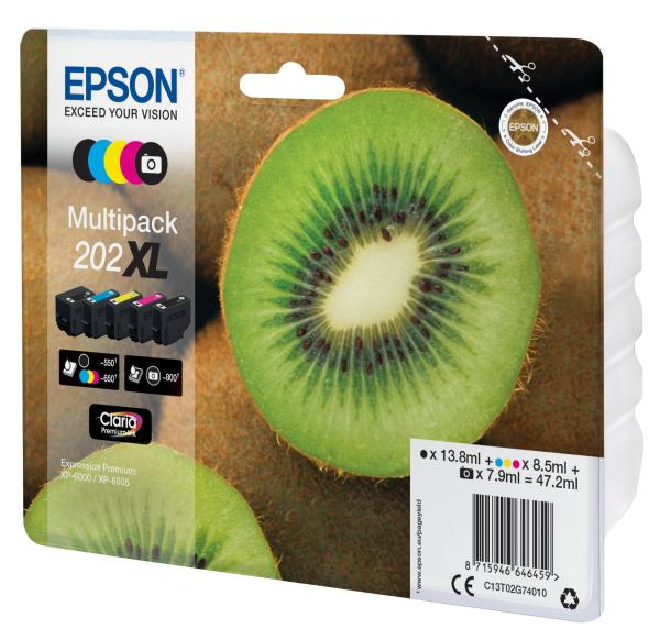 Epson multipack tinte 202xl 5-color t02g740 xp-6000/6005 - Epson-t02g740-8715946646459-02.jpg