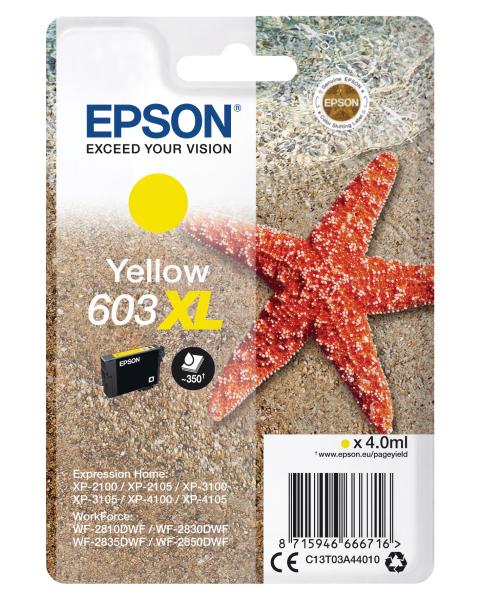 Epson tintenpatrone 603xl yellow t03a44010 xp-2100 350 seiten - Epson-t03a44010-8715946666716