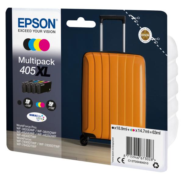 Epson multipack tinte 405xl cmybk t05h64010 wf-7830dtwf 4-color - Epson-t05h64010-8715946673028-02.jpg