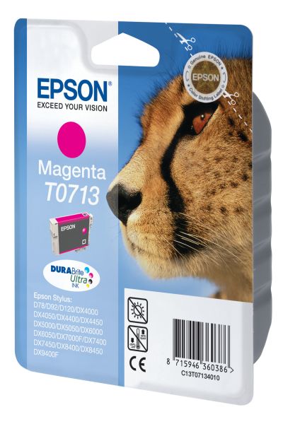 Epson tintenpatrone magenta t071340 stylus dx4000 270 seiten - Epson-t071340-8715946624525
