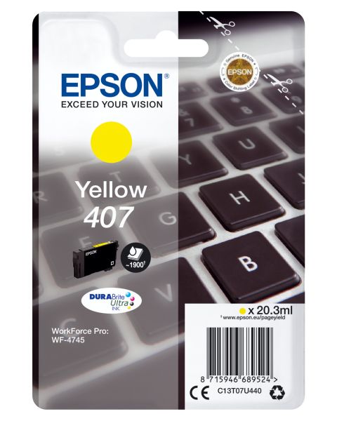 Epson tintenpatrone l yellow t07u440 wf-4745 1900 seiten - Epson-t07u440-8715946689524