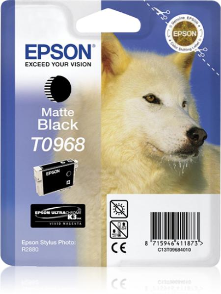 Epson tintenpatrone matte black t09684n10 stylus photo r2880 11.4ml - Epson-t09684n10-8715946733722